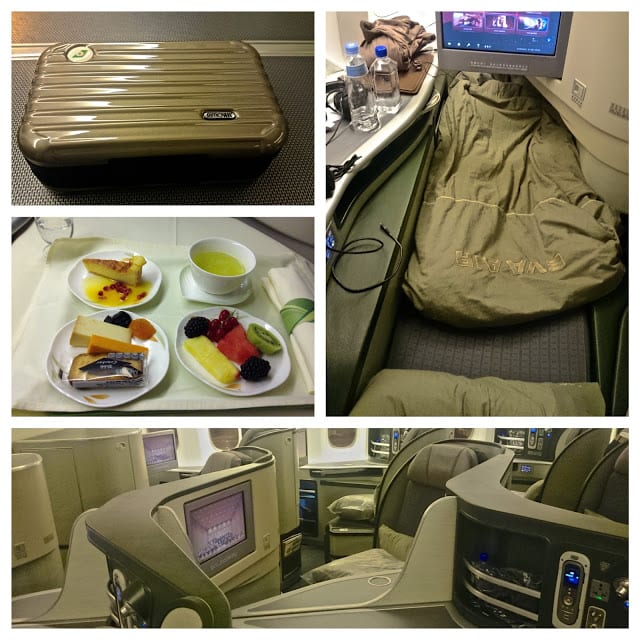 EVA BR TR shot - First Class & Business Class flight reviews