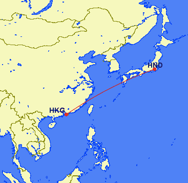 hkg hnd - REVIEW - Cathay Pacific : First Class - Tokyo Haneda to Hong Kong (B747)