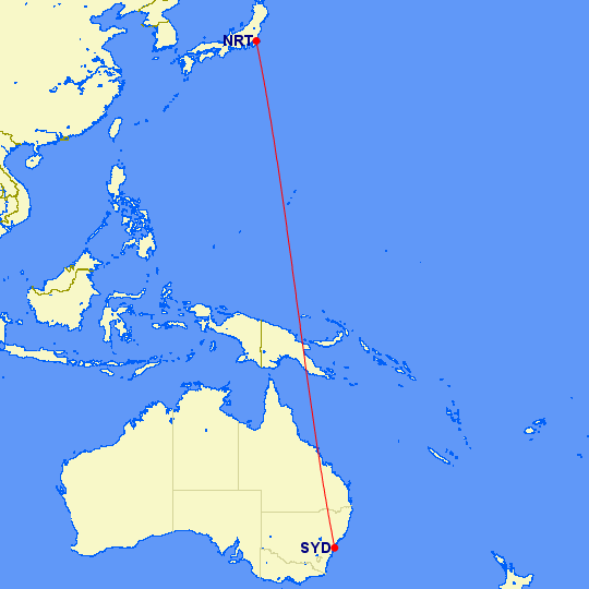 nrt syd - REVIEW - Qantas: Business - Tokyo to Sydney