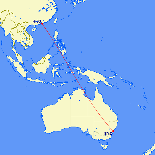 syd hkg - REVIEW - Cathay Pacific : Business - Sydney to Hong Kong (A330 Longhaul Config)