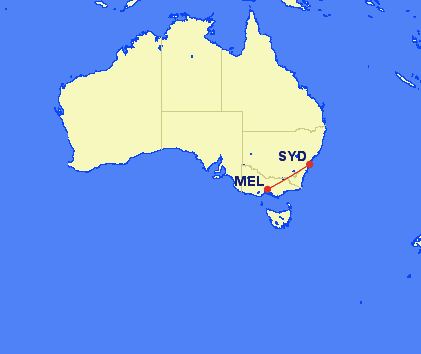 syd mel - REVIEW - Qantas : Business Class - Sydney SYD to Melbourne MEL (A332)