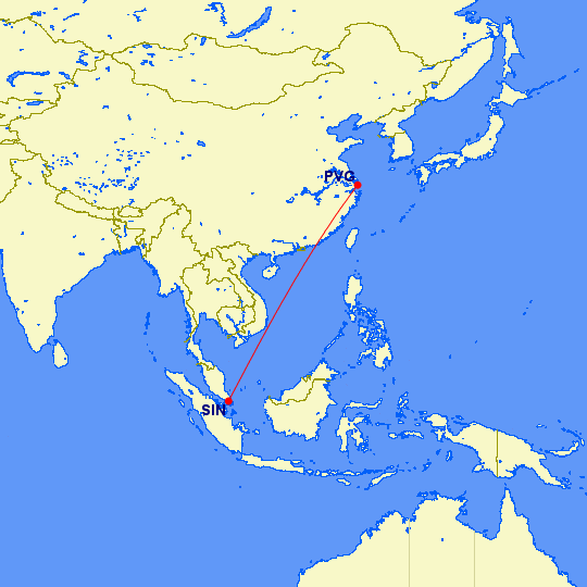 pvg sin - REVIEW - Singapore Airlines : Suites - Singapore to Shanghai (A380)