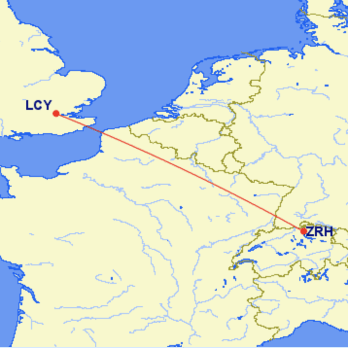 lcy zrh - REVIEW - British Airways Cityflyer : Economy Class - London City to Zurich (E170)