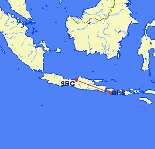 srg dps - REVIEW - Garuda Indonesia : Economy Class - Semarang to Bali (B738)