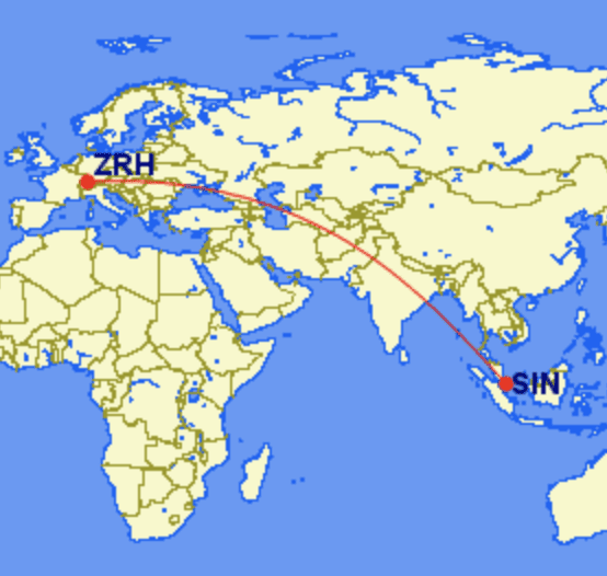 zrh sin - REVIEW - Singapore Airlines : Suites - Zurich to Singapore (A380)