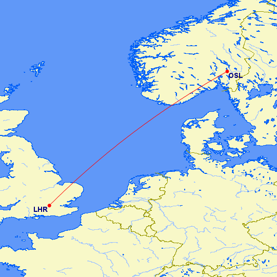 osl lhr - REVIEW - British Airways : Club Europe (Business Class) - Oslo to London Heathrow (A320)