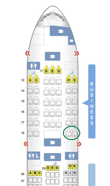 CX 772 seats - REVIEW - Cathay Pacific : Business Class - Bali to Hong Kong (B772)