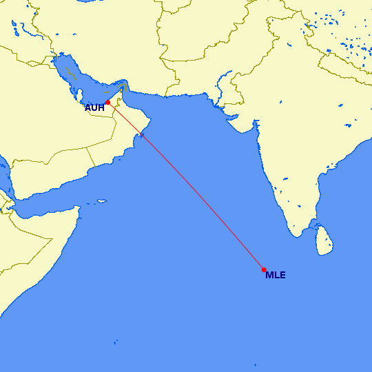 auh mle - REVIEW - Etihad Airways : Business Class (Regional) - Abu Dhabi to Malé (A320)