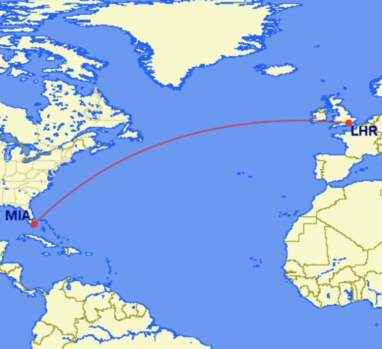 british airways map