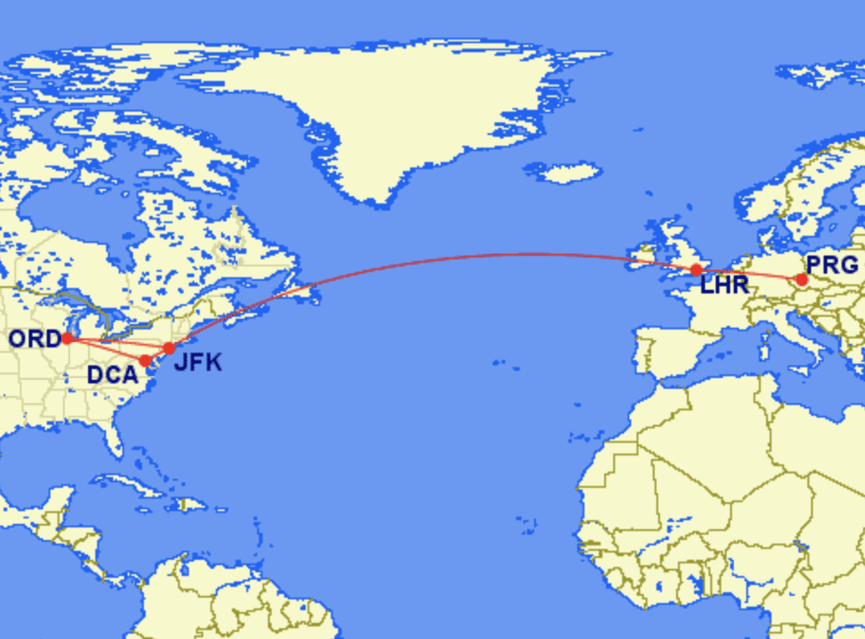 chicago mileage run - REVIEW - British Airways : Updated Club World Service - London to New York JFK (B747 Upper Deck)