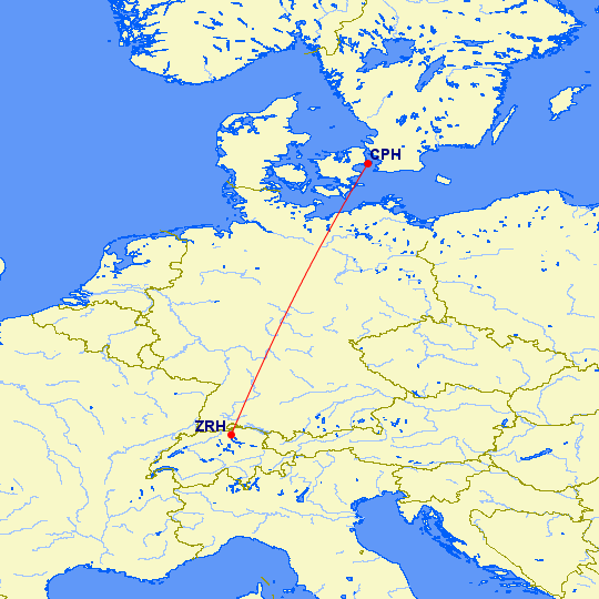 cph zrh - REVIEW - SWISS : Business Class - Copenhagen to Zurich (A320)