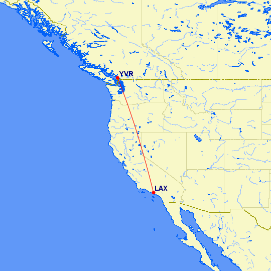 lax yvr - REVIEW - Air Canada : Business Class - Los Angeles to Vancouver (A320)