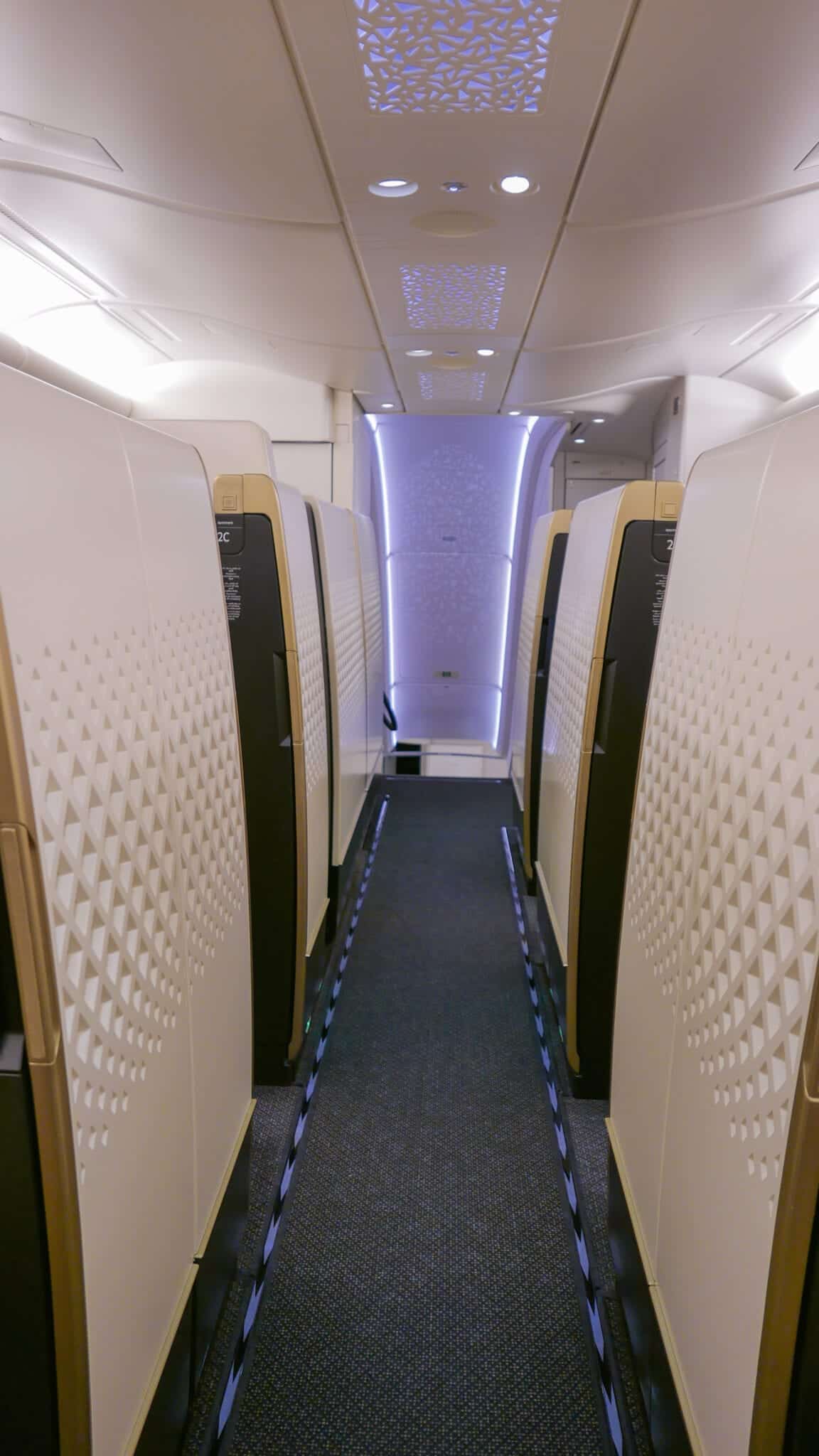 EY APTS 1 - SECOND REVIEW - Etihad : First Class Apartments - Abu Dhabi AUH to London LHR (A380)