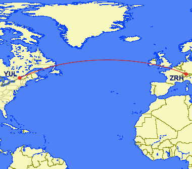 zrh yul - REVIEW - SWISS : First Class - Montreal YUL to Zurich ZRH (B777)