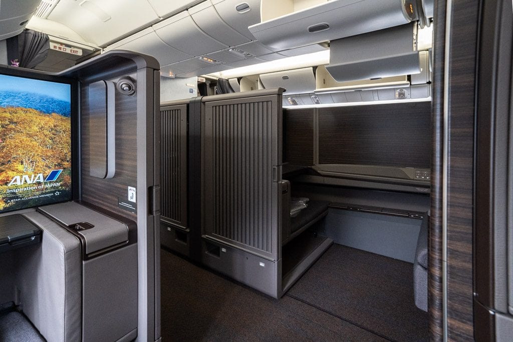 ANA New F 14 1024x683 - WORLD EXCLUSIVE REVIEW - ANA : New First Class "The Suite" - Tokyo HND to London LHR (B777)