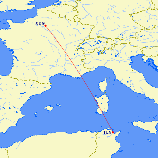 tun cdg - REVIEW - Air France : Business Class - A321 - Tunis TUN to Paris CDG