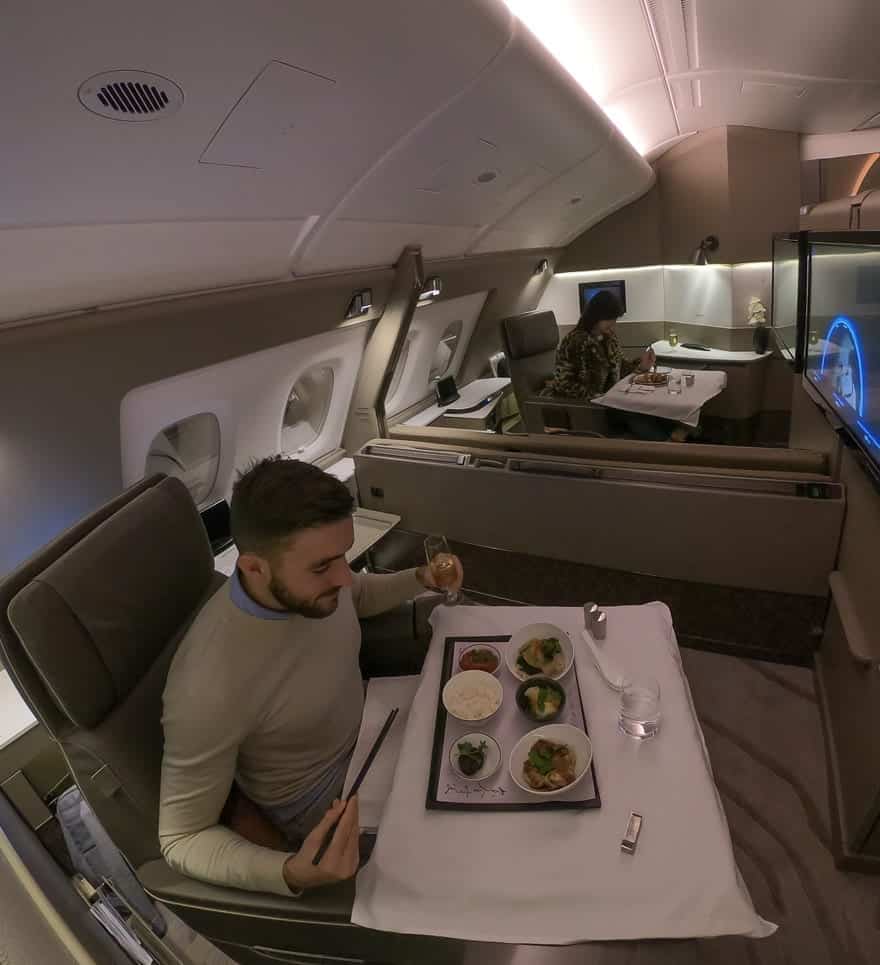 SQ new suites PVG 63 - REVIEW - Singapore Airlines : (NEW) First Class Suites - A380 - Shanghai (PVG) to Singapore (SIN)