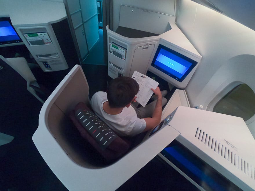 JL J sky suite III 17 - REVIEW - JAL : Business Class - B789 (Sky Suite III) - Jakarta (CGK) to Tokyo (NRT)