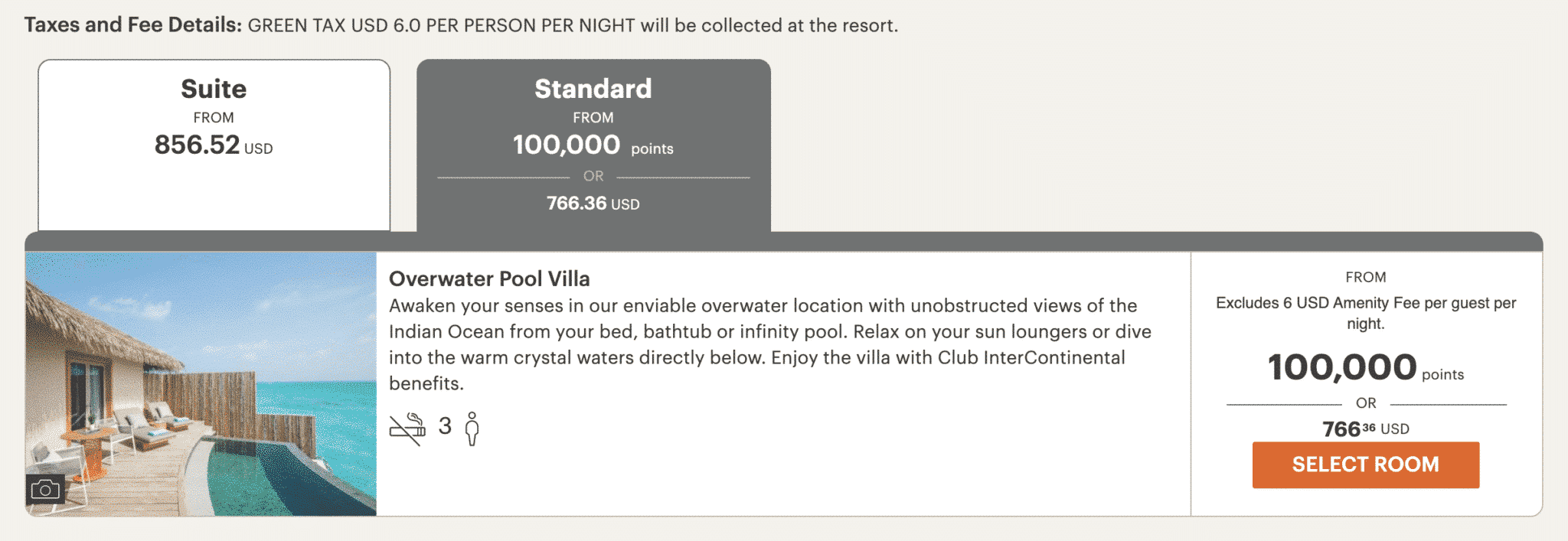 ihg booking maldives - AMAZING DEAL - $600 a night water villa with pool at the Intercontinental Maldives!