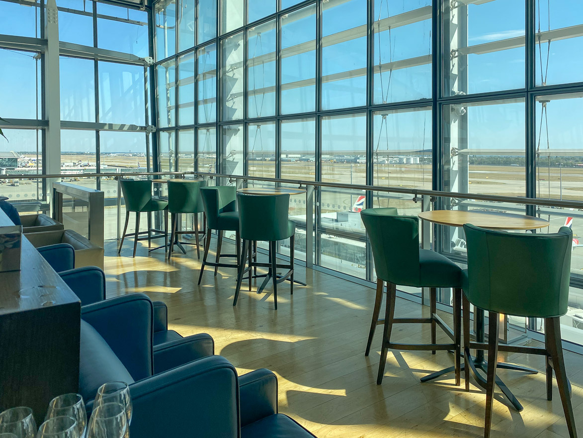 CCT 4 - REVIEW - British Airways : Galleries First Class Lounge & Concorde Terrace - London (LHR-T5) - [COVID-era]