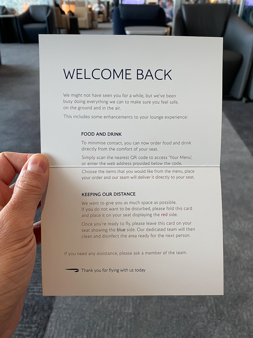 covid flounge 3 - REVIEW - British Airways : Galleries First Class Lounge & Concorde Terrace - London (LHR-T5) - [COVID-era]