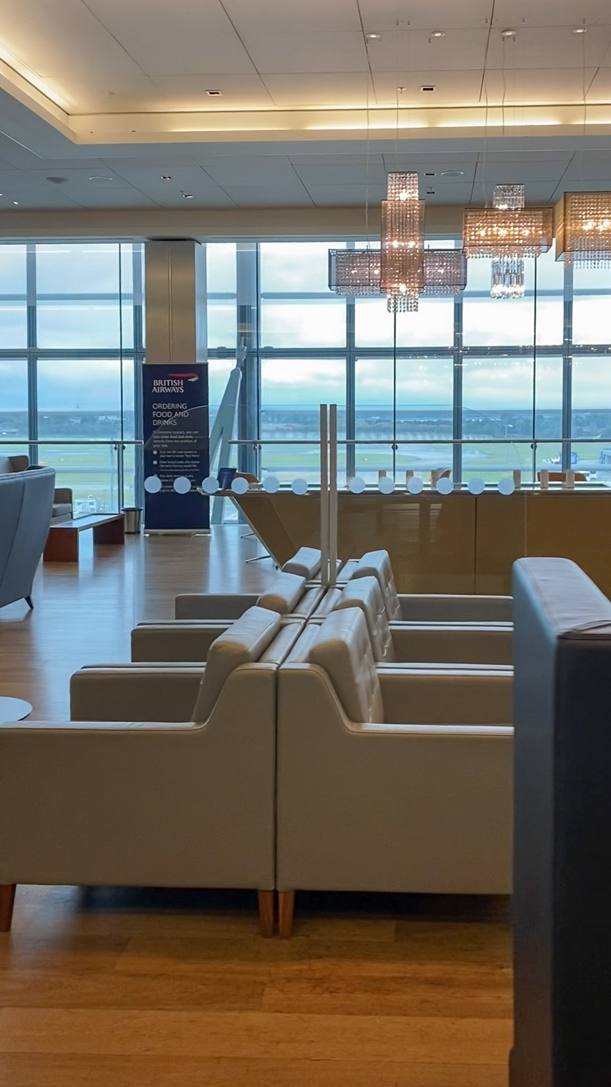 covid flounge 9 - REVIEW - British Airways : Galleries First Class Lounge & Concorde Terrace - London (LHR-T5) - [COVID-era]