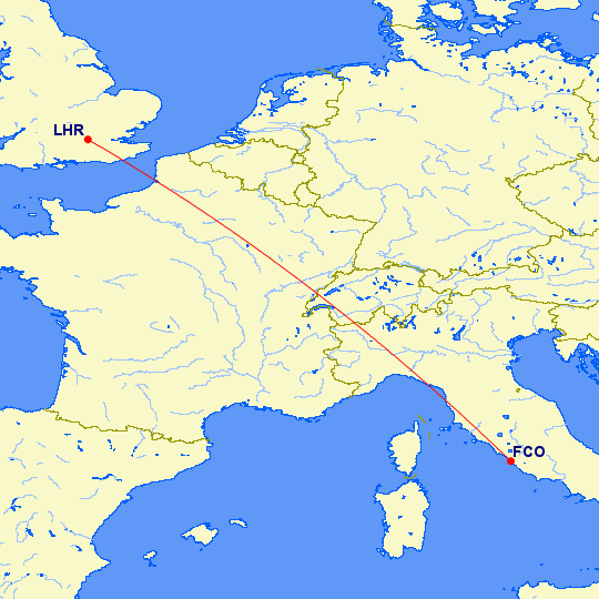 lhr fco - REVIEW - British Airways : Club Europe Business Class - A319 - London (LHR) to Rome (FCO) - [COVID-era]