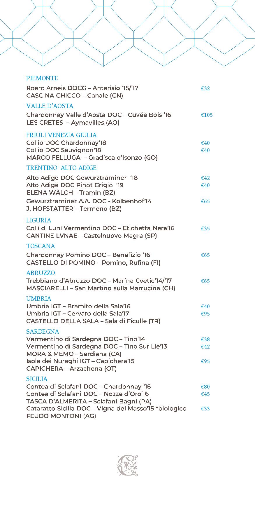 Dei Cappuccini wines menu luglio 2020 1 page 005 - REVIEW - NH Collection Grand Hotel Convento di Amalfi [COVID-era]