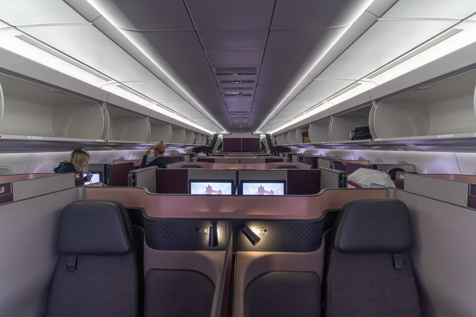 q suites covid 46 - REVIEW - Qatar Airways : Q Suites - B777/A350 - Malé (MLE) to London (LHR) - [COVID-era]