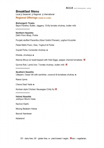 Breakfast Selection page 002 1086x1536 640x480 - REVIEW - Alila Fort Bishangarh (Jaipur, India)