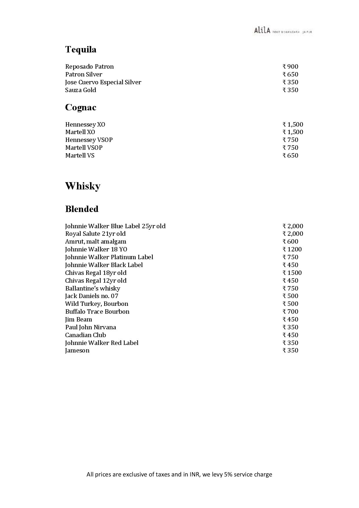Madhuveni Beverage Menu page 008 - REVIEW - Alila Fort Bishangarh (Jaipur, India)