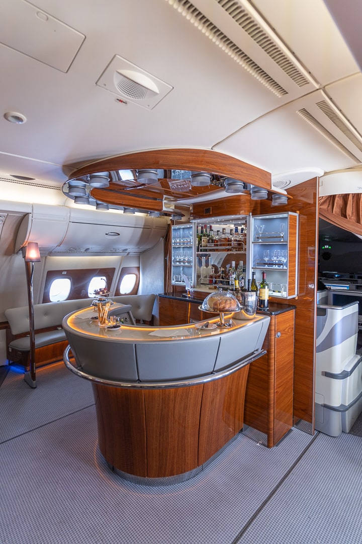 Emirates A380 First Class Bar