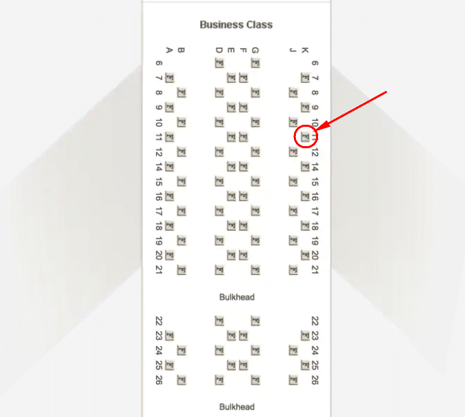 Emirates A380 800 Business Class Seating Plan Elcho Table 9689