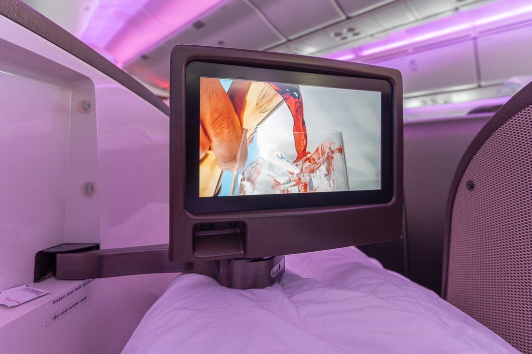 VS upper 787 34 - REVIEW - Virgin Atlantic : Upper Class - B787 - London (LHR) to San Francisco (SFO)