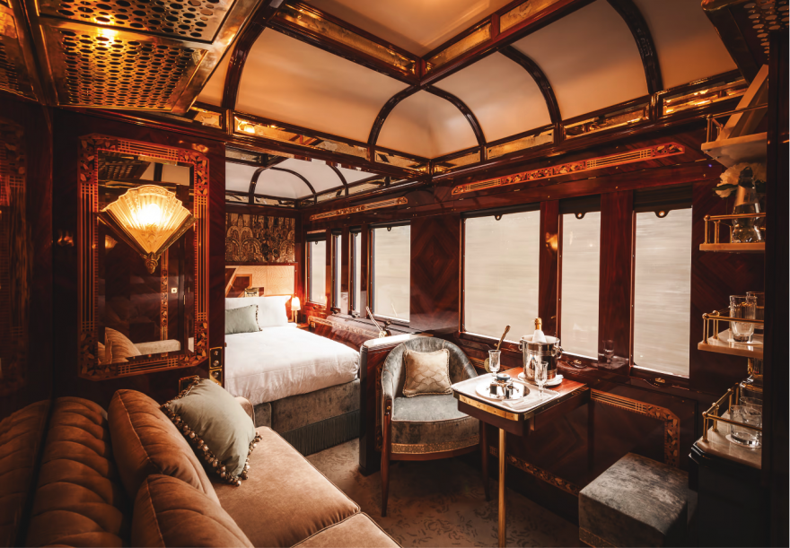 paris suite vsoe 880x611 - Eight New Suites Aboard the Legendary Venice Simplon-Orient Express