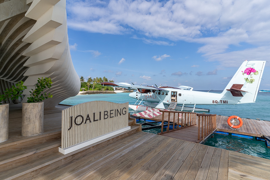 Joali Being- Joali luxury seaplane
