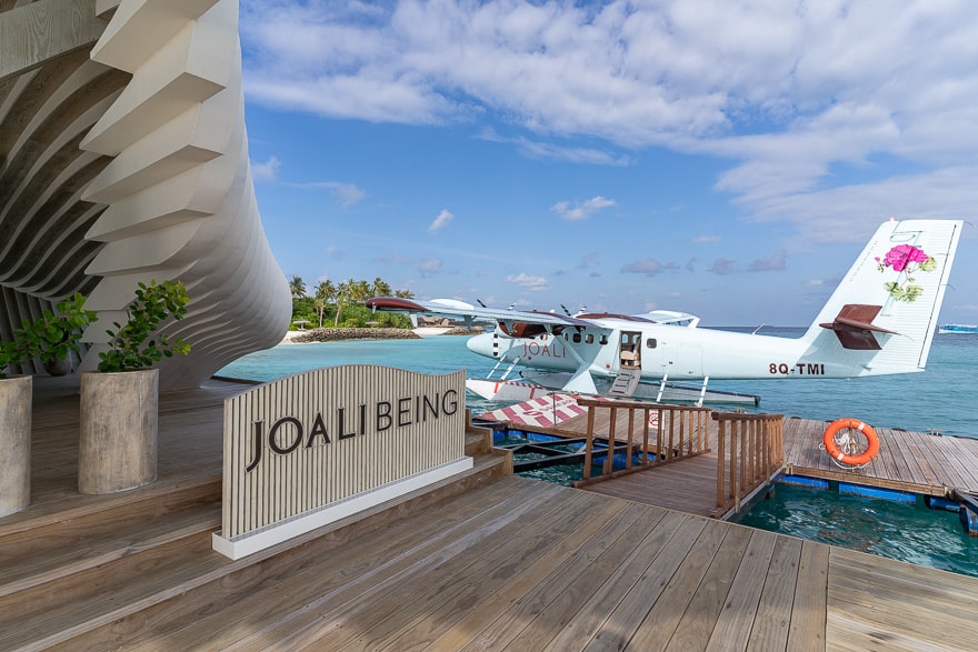 Joali Being- Joali luxury seaplane