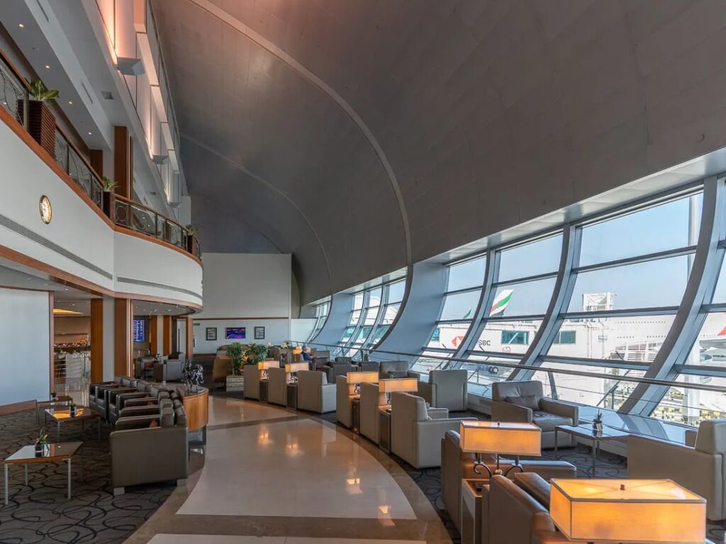 The Emirates Lounge — seating area